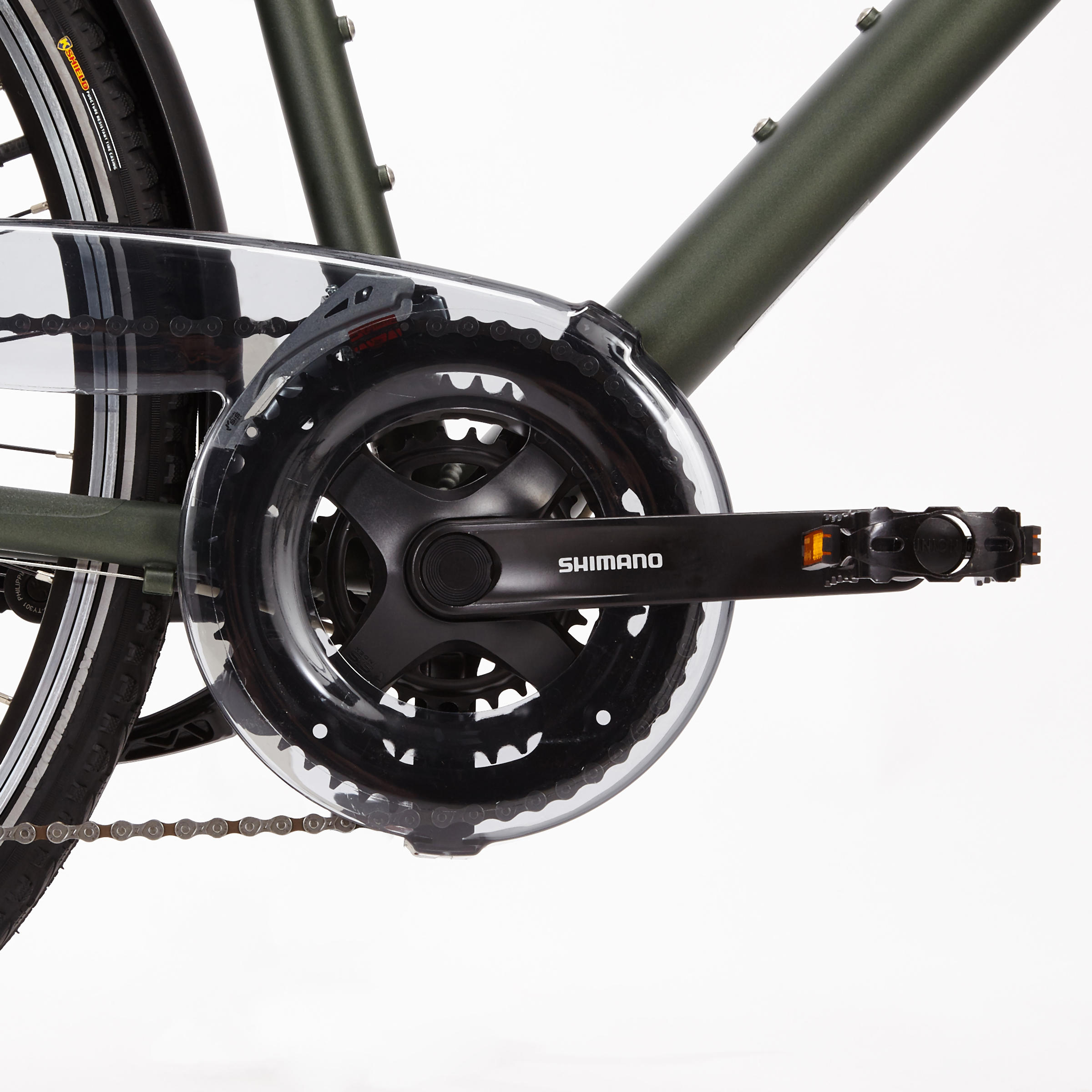 Velo ville longue distance hoprider 100 cadre haut hot sale
